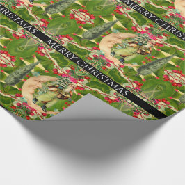 Vintage Lunar Santa Presentpapper