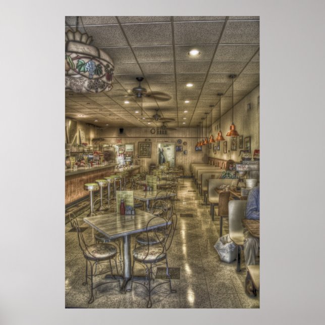 Vintage Luncheonette Poster (Framsidan)