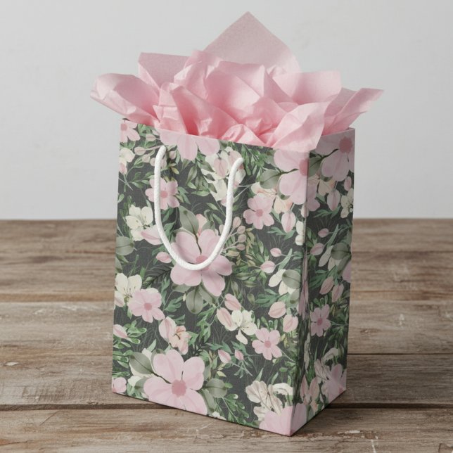 Vintage Lush Rosa Botanical Mönster (Skapare uppladdad)