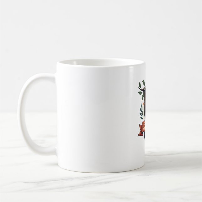 Vintage Lutfiskälskare Retro Söt Hängande Lutfisk  Kaffemugg (Vänster)