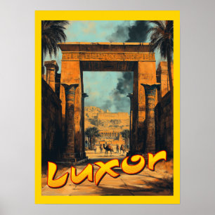 Vintage Luxor - Östtimors egyptiska Elegance Poster