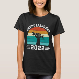 Vintage Lycklig arbetsdag 2022 Fantastisk arbetsda T Shirt