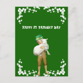 Vintage Lycklig St. Patricks Day Son, Grandson Lam Helg Vykort