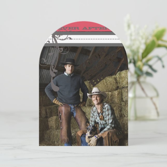 Vintage Lykter Bryllopsinbjudningar med Vintergrön Inbjudningar (Stående Fram)