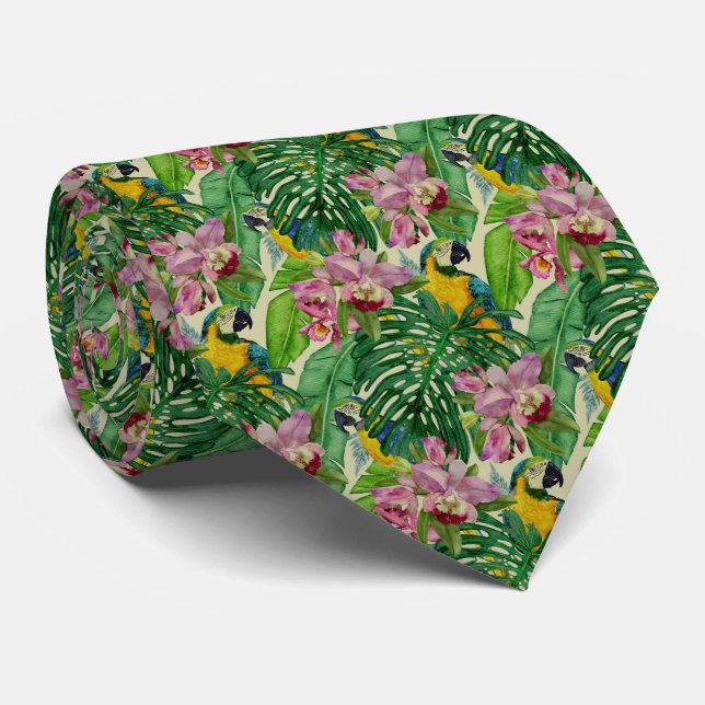 Vintage Macaw Orchid Garden Slips (Rullad)