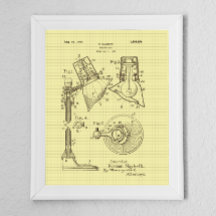 Vintage MacBeth Läslamppatent