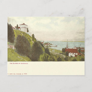 Vintage Mackinac-ön Michigan Vykort