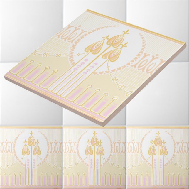 Vintage Mackintosh Inspired Ro Frieze Kakelplatta (Skapare uppladdad)