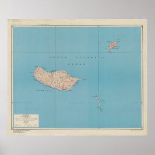 Vintage Madeira, Karta (1943) Poster