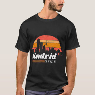Vintage Madrid Spain - Spain Souvenir Vacation Gif T Shirt