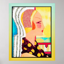 Vintage Magazine Cover Dam (Art Deco)