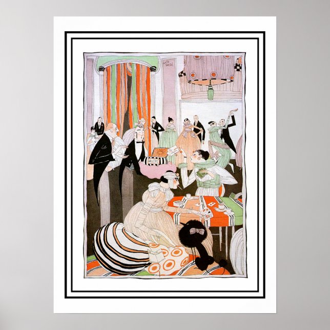 Vintage Magazine Illustration Anti Suffragettes Poster (Framsidan)