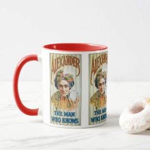 Vintage Magi-affisch, Alexander, mannen som vet Mugg