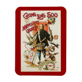 Vintage Magi-affisch, Magikern Chung Ling Soo Magnet