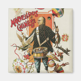 Vintage Magi-affisch, Magikern Chung Ling Soo Magnet
