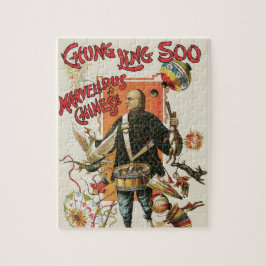 Vintage Magi-affisch, Magikern Chung Ling Soo Pussel