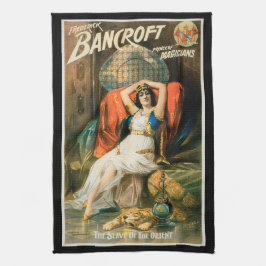 Vintage magi-affisch, trollkarlen Frederick Bancro Kökshandduk