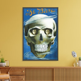 Vintage Magi Poster, De Biere den Mystiske Canvastryck