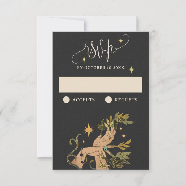 Vintage Magic Fairy tale OSA Kort (Framsida)