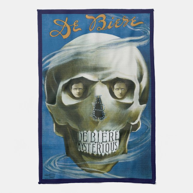 Vintage Magic Poster, De Biere de Mysterious Kökshandduk (Vertikal)