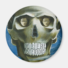 Vintage Magic Poster, De Biere de Mysterious Magnet