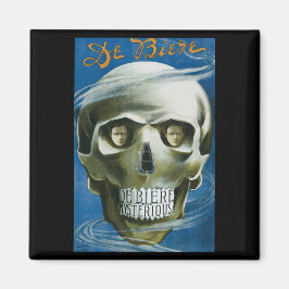 Vintage Magic Poster, De Biere de Mysterious Magnet