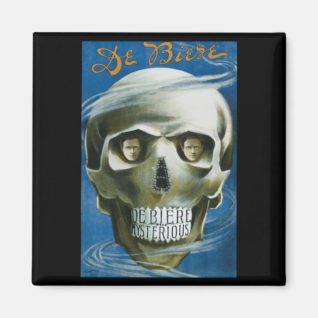 Vintage Magic Poster, De Biere de Mysterious Magnet (Framsidan)