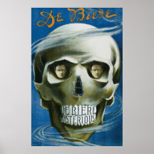 Vintage Magic Poster, De Biere de Mysterious