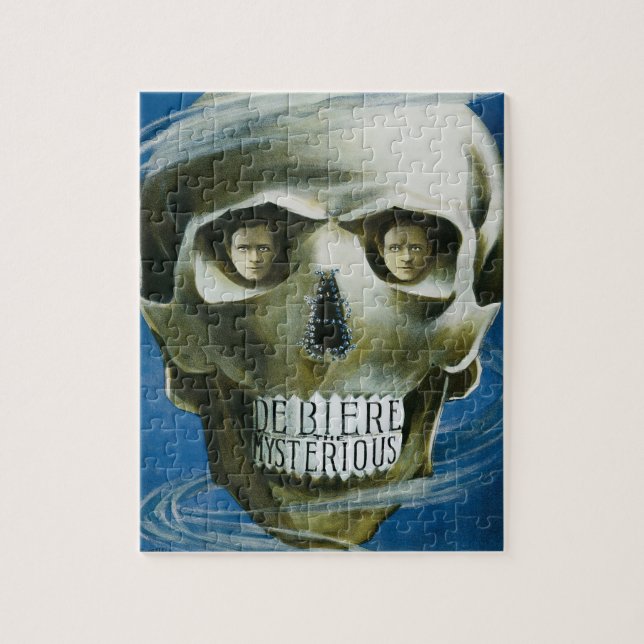 Vintage Magic Poster, De Biere de Mysterious Pussel (Vertikal)