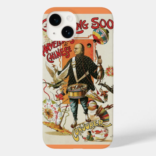 Vintage Magic Poster, Magician Chung Ling Soo (Baksida)