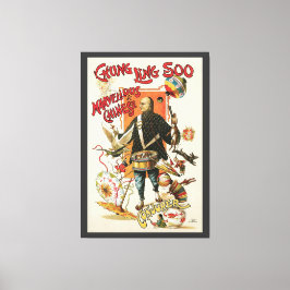 Vintage Magic Poster, Magician Chung Ling Soo Canvastryck