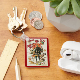 Vintage Magic Poster, Magician Chung Ling Soo Nyckelring