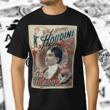 Vintage Magic Poster, Magician Harry Houdini