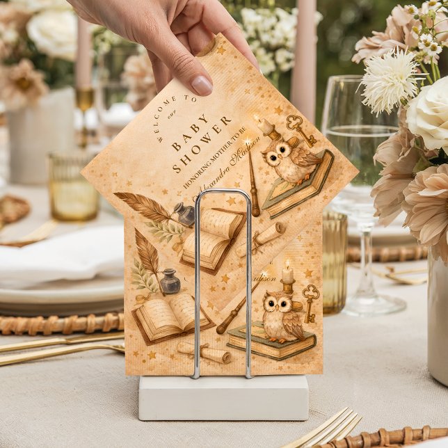 Vintage Magic Potion Baby Shower Pappersservett (Skapare uppladdad)