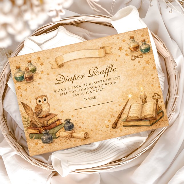 Vintage Magic Potion Diapper Raffle Tilläggskort (Skapare uppladdad)