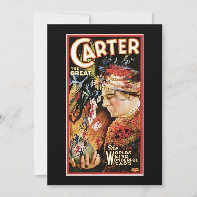 Vintage Magician Carter Underbaren (Framsida)