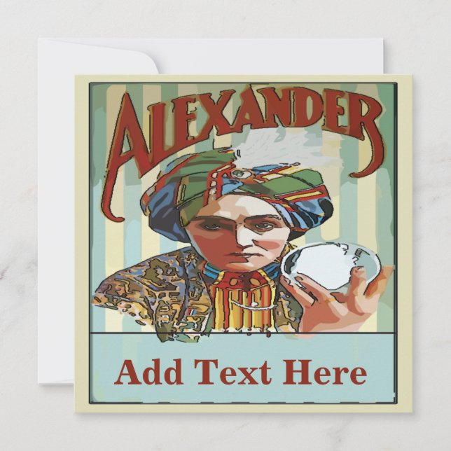 Vintage Magician Poster (Framsida)