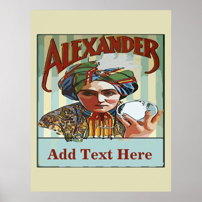 Vintage Magician Poster (Framsidan)