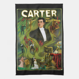 Vintage magiplakat, Carter den mystiske Kökshandduk