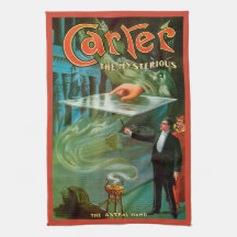 Vintage magiplakat, Carter den mystiske