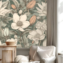 Vintage Magnolia Blommigt