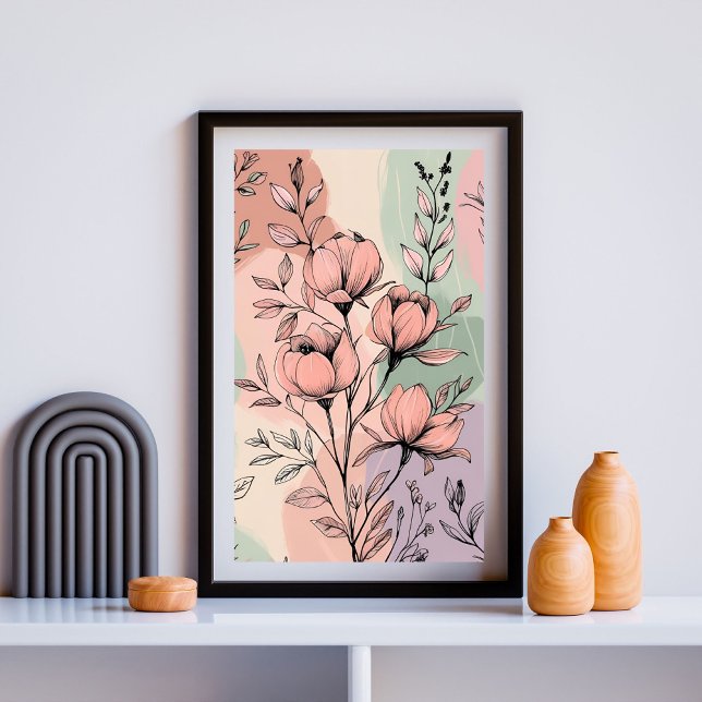 Vintage Magnolia Harmony Poster (Skapare uppladdad)