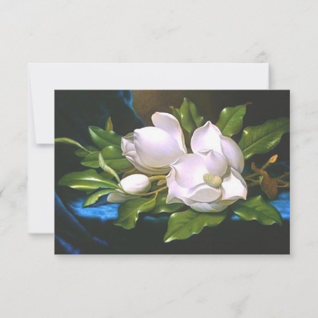 Vintage Magnolia Personlig Blank Notecard Inbjudningar (Framsida)