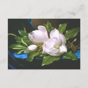 Vintage Magnolia Personlig Blank Notecard Inbjudningar