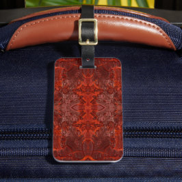 Vintage Mahogany Struktur Mönster Bagagebricka