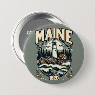 Vintage Maine Lighthouse Knapp