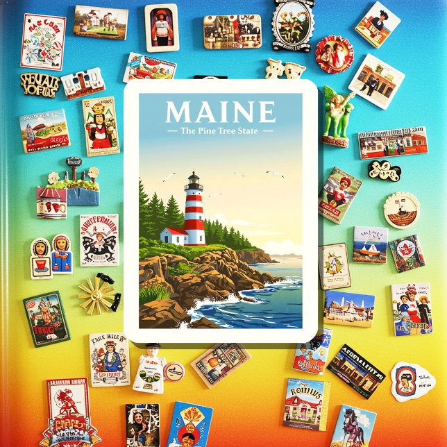 Vintage Maine Magnet (Skapare uppladdad)