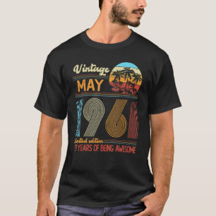Vintage maj 1961 Födelsedag 1 T Shirt