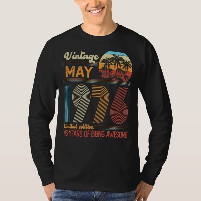 Vintage maj 1976 t shirt (Framsida)