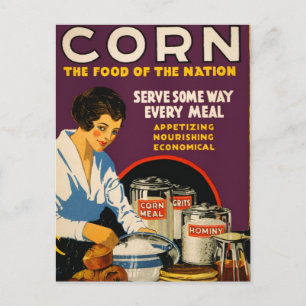 Vintage Maj Poster Vykort